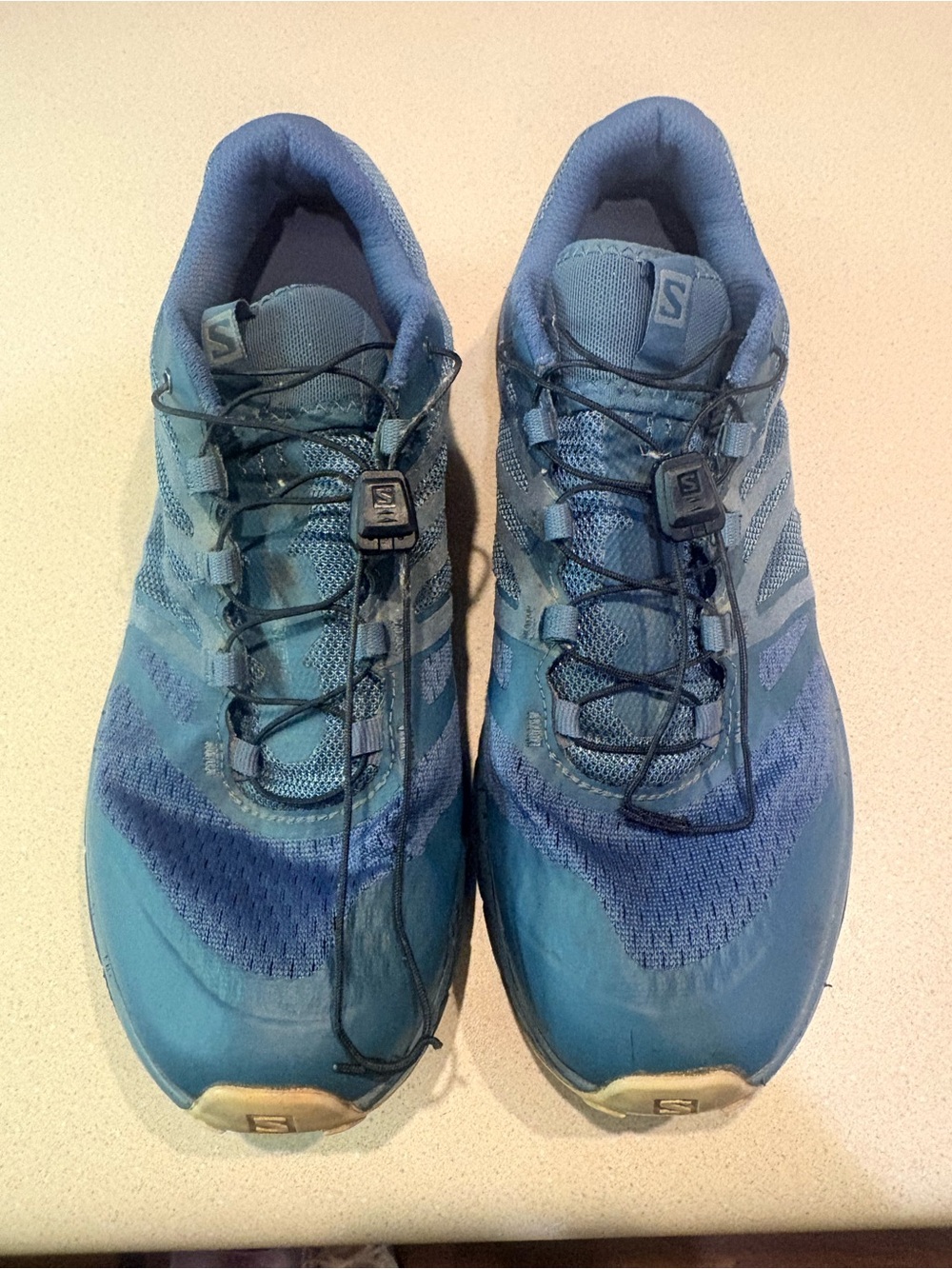 Salomon Women's Blue Athletic Trail Shoes